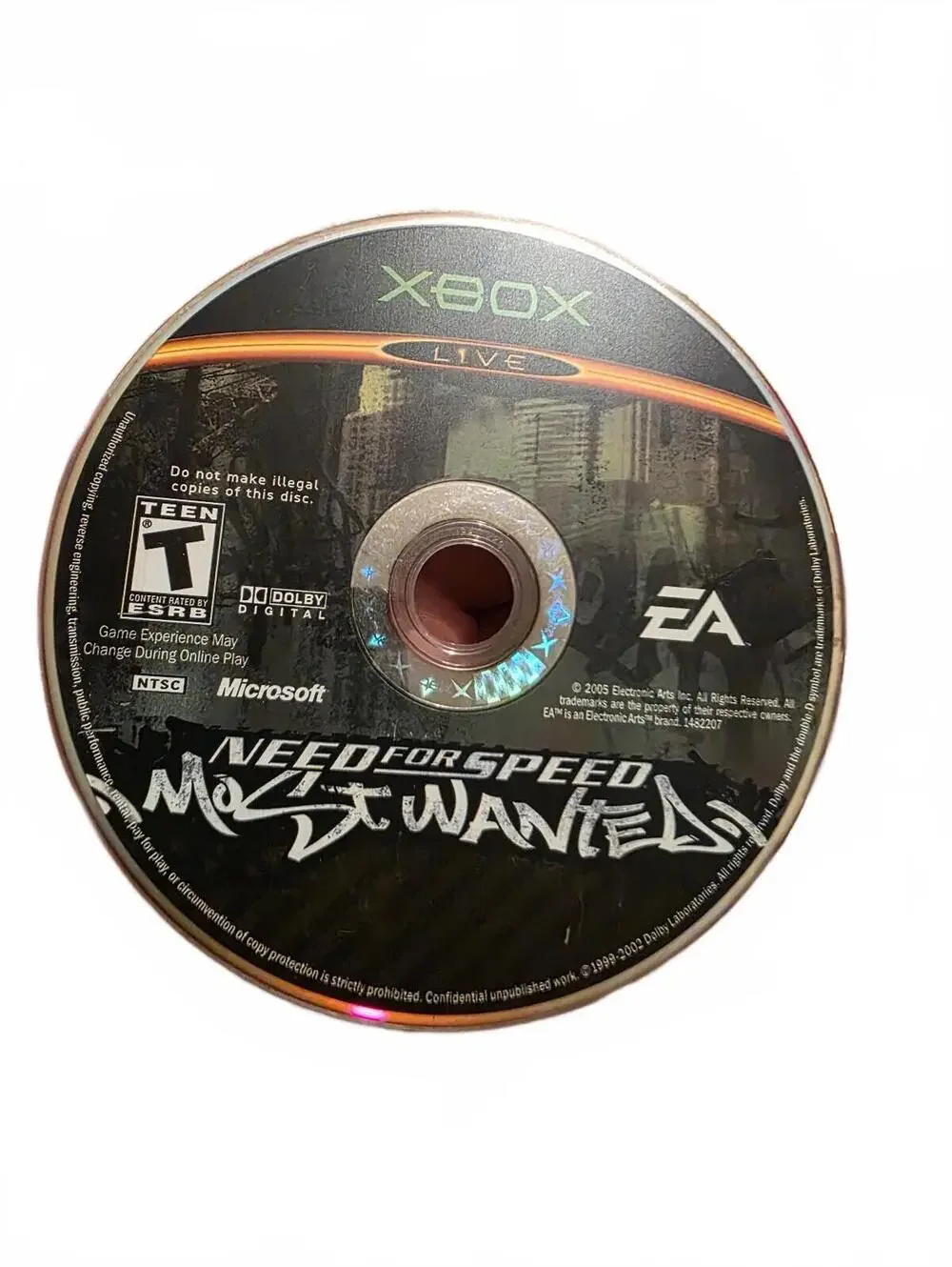 Need for Speed Most Wanted Xbox Game Disc Only